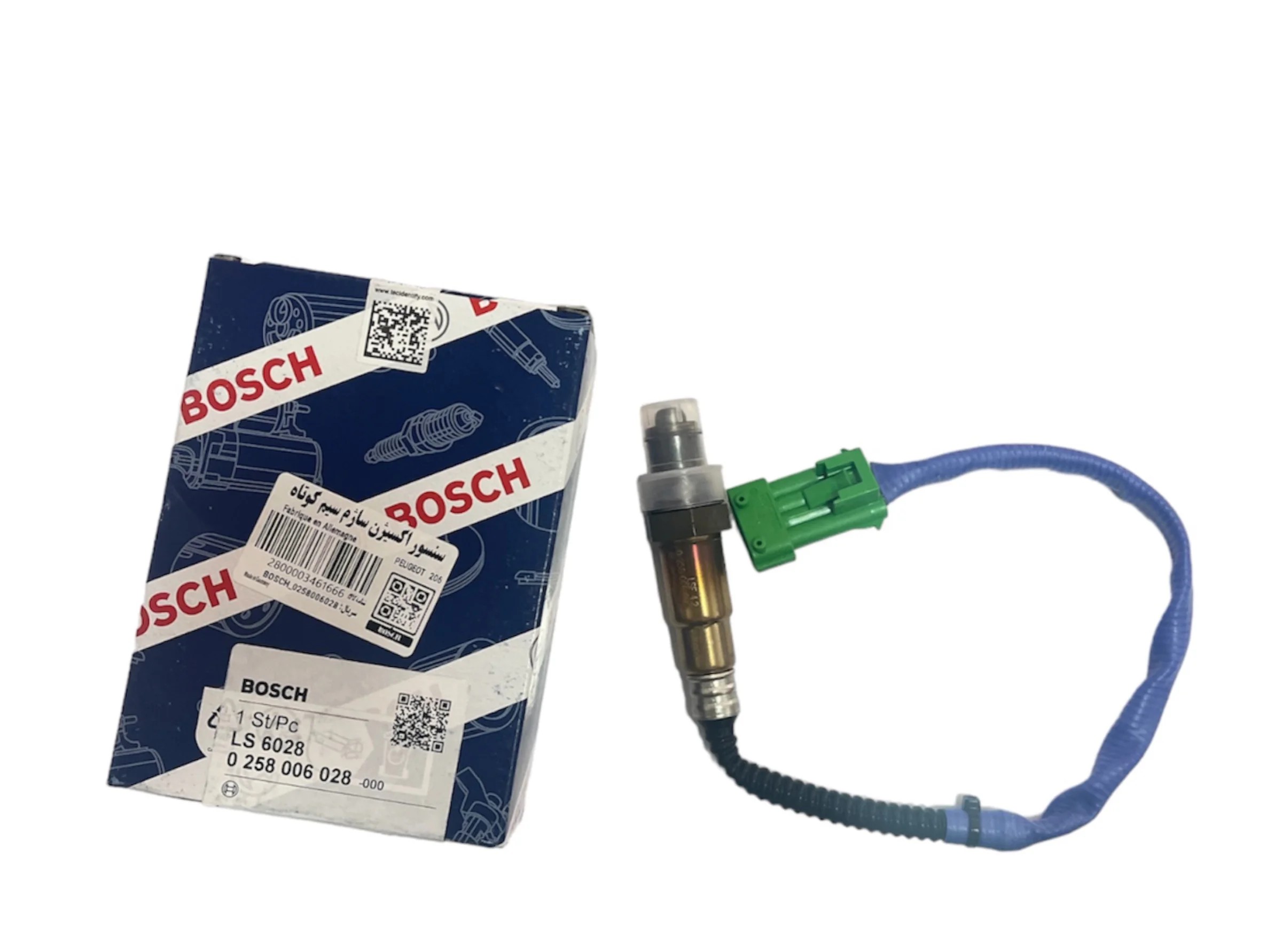 سنسور اکسیژن ساژم کوتاه سبز بوش