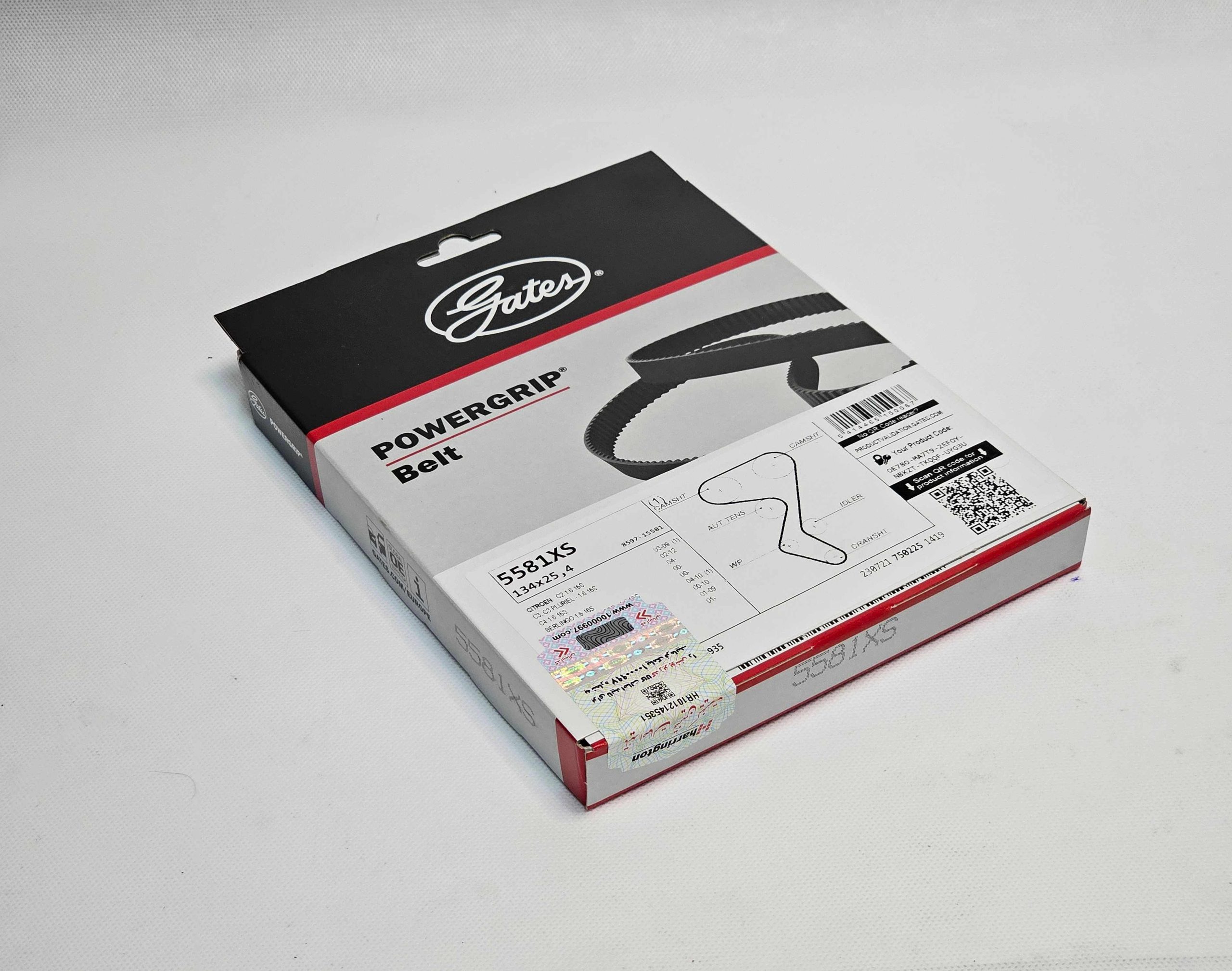 تسمه تایم 134 دندانه پژو 206 تیپ 5 و 6-پاورگریپ